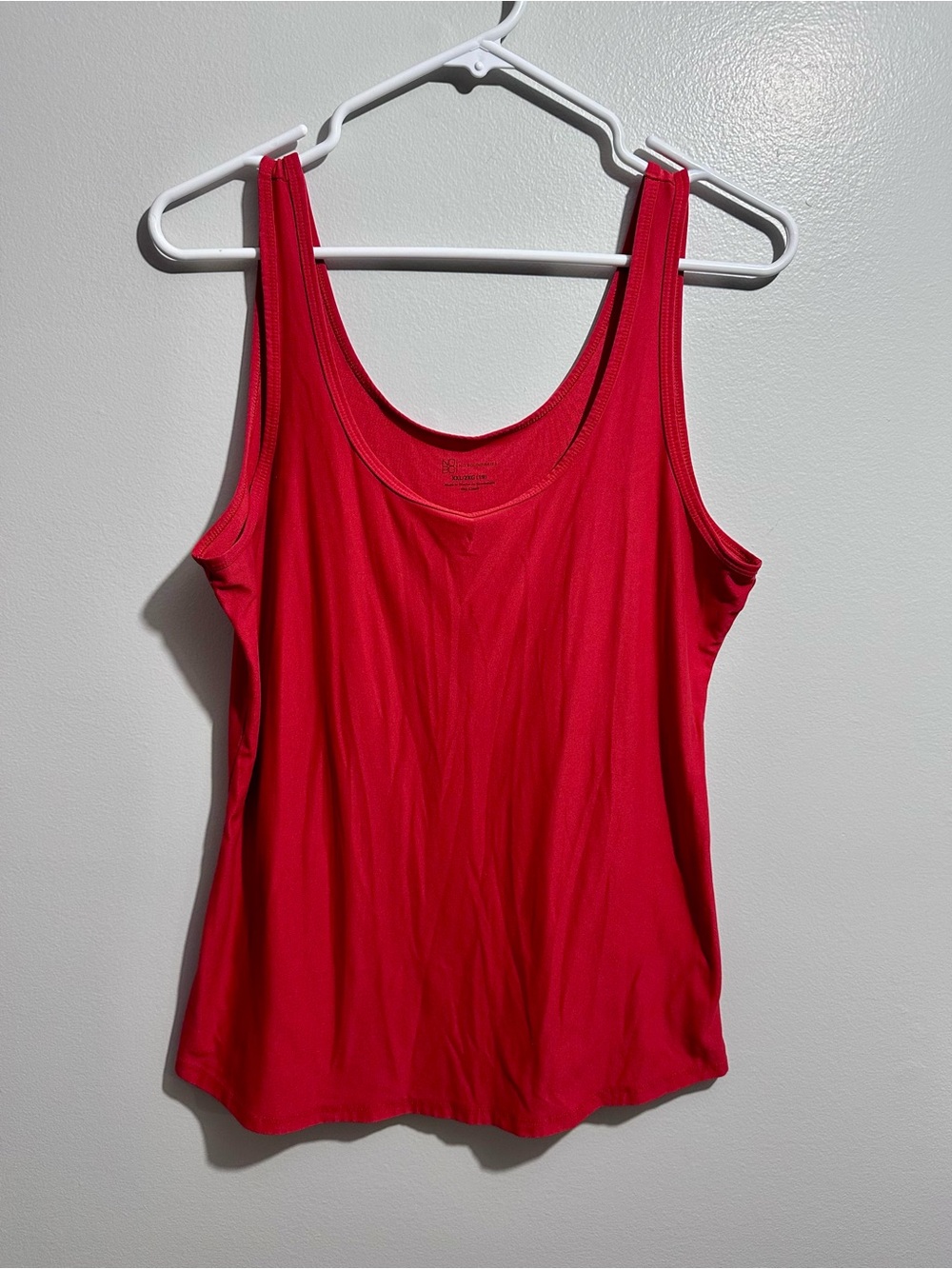 No Boundaries Red Scoop Neck Tank Top Size XXL (1343)